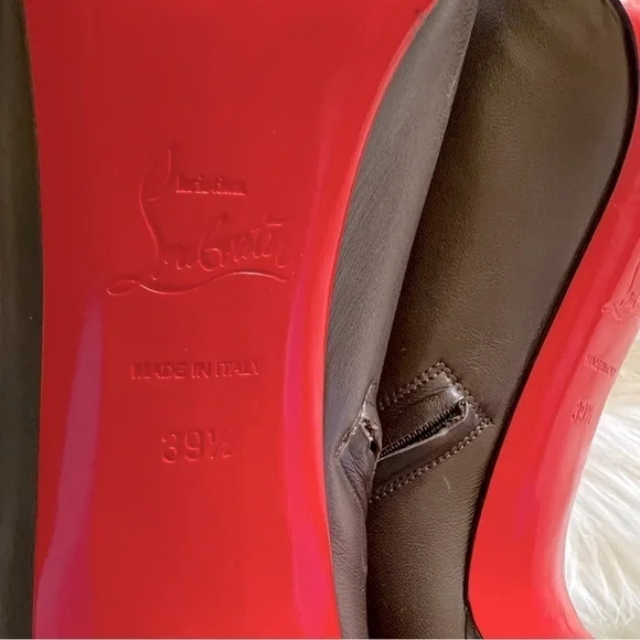 Christian Louboutin Miss 120 Platform Ankle Boot in Brown EU 39.5 - Picture 9 of 10